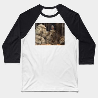 The Child and the Stone Troll by John Bauer Baseball T-Shirt